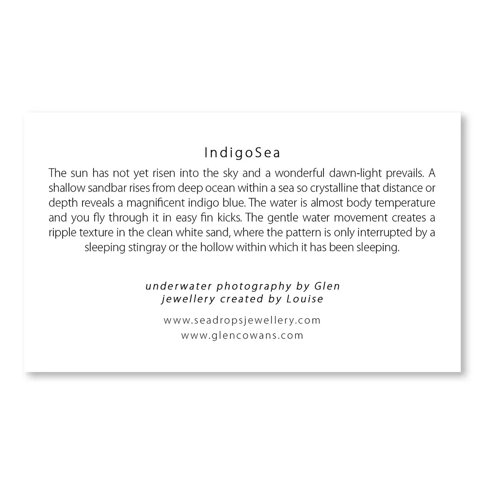 IndigoSky Teardrop Earrings - Sterling Silver