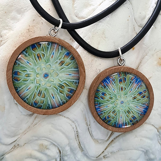 Brittle Blue Necklace