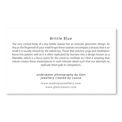 Brittle Blue Mini Print