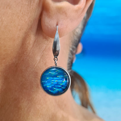 Fusiliers Round Earrings - Stainless Steel Hooks