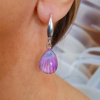 Parrotfish 2 Teardrop Earrings - Stainless Steel Hooks